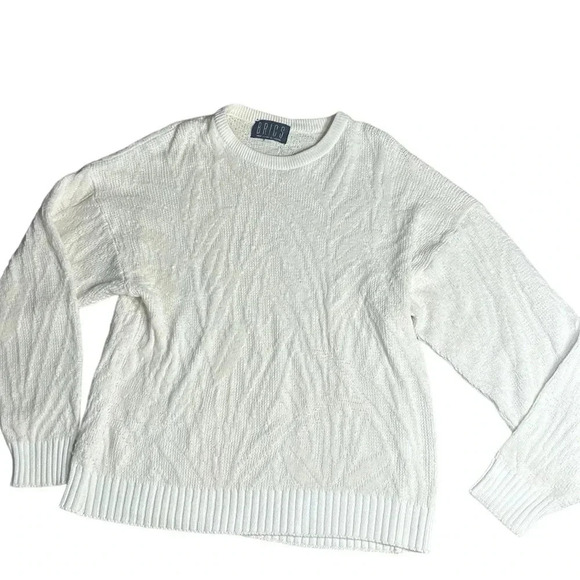 Cotton knit  chunky Sweater,men Small,Textured,ribbed,thick crew neck,Canada,vtg - Picture 6 of 11